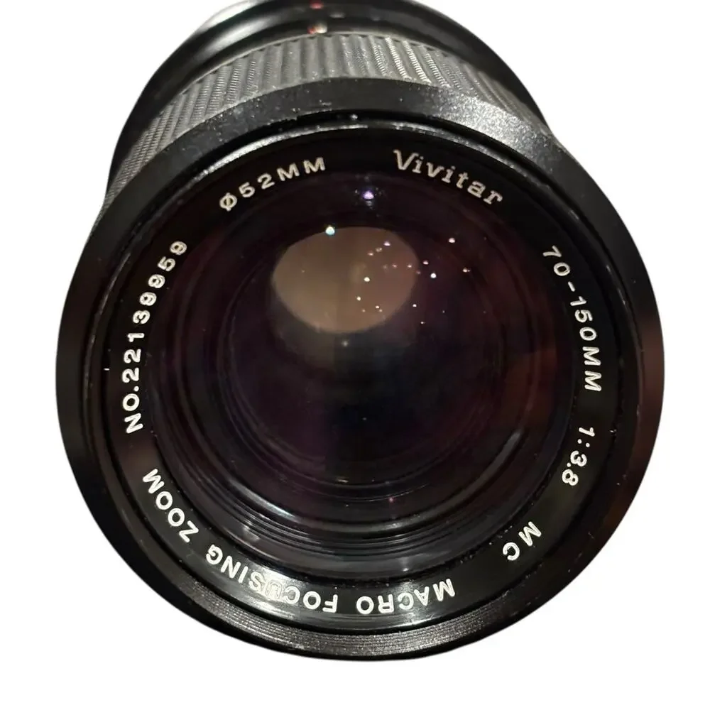 Vivitar 70-150mm 1:3.8 MC MACRO Focusing Zoom 52mm Canon FD Mount Made in Japan